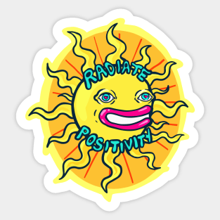 Radiate Positivity Sticker